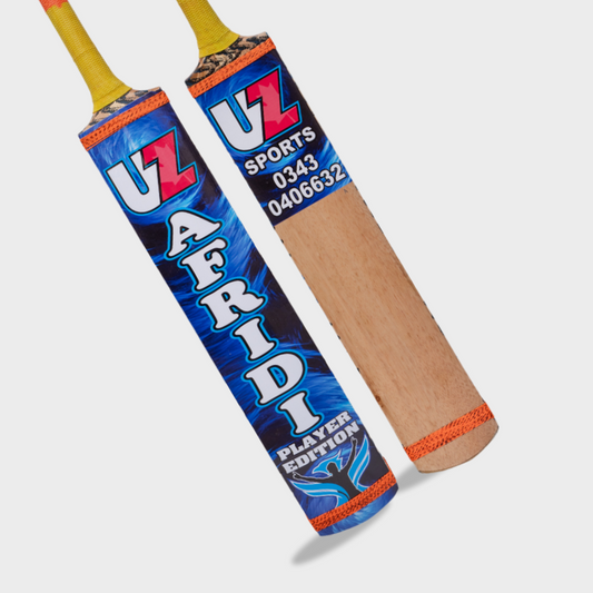 UZ Afridi Coconut Wood Players Edition - Tape Ball Cricket Bat