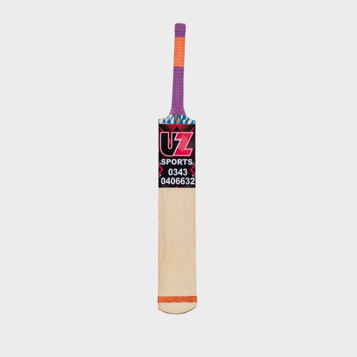 UZ Afridi Red - Tape Ball Cricket Bat